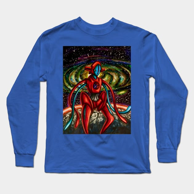 Milky Way Long Sleeve T-Shirt by Saquanarts